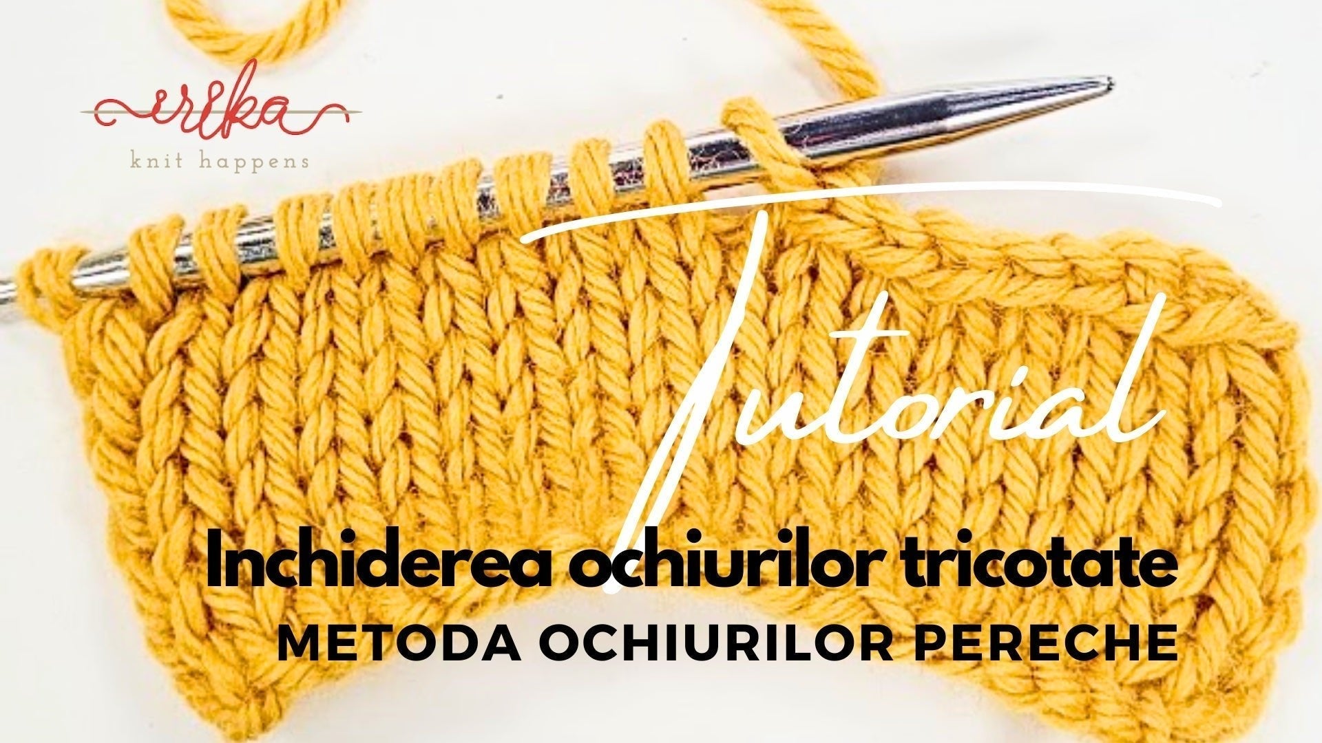 Inchiderea ochiurilor tricotate - metoda ochiurilor pereche